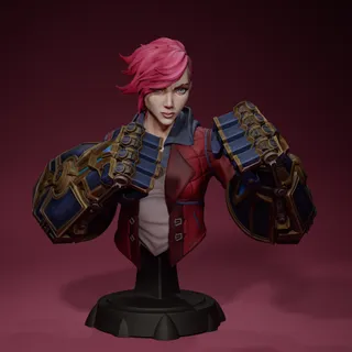 VI – ARCANE (LEAGUE OF LEGENDS) – BUST