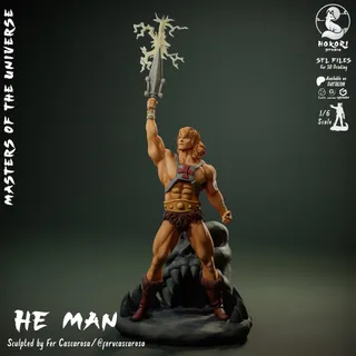 HE-MAN Bookend Statue!