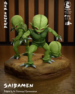 Saibamen Diorama