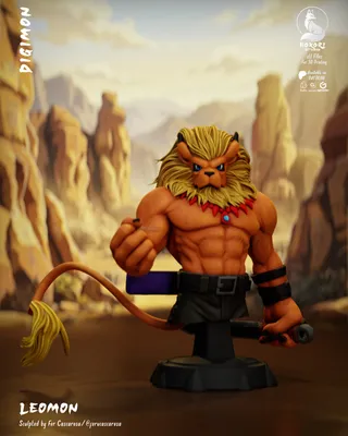 Leomon Digimon– Bust