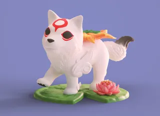Cute Chibi Okami Figure