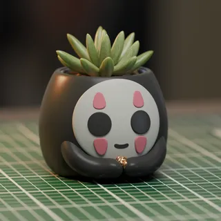 Cute No Face Planter / Organizer