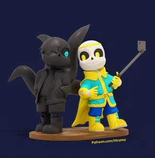 Dream Sans Undertale Diorama