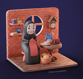 Kaonashi - No face Diorama