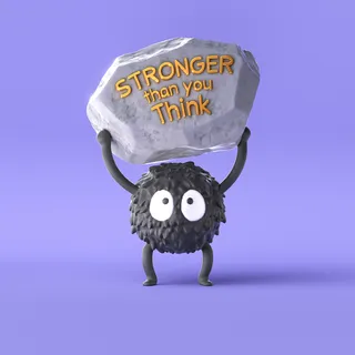 Stronger Than You Think - Ghibli Keychain